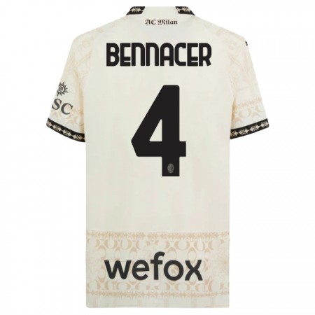 AC Milan Ismael Bennacer 4 Četvrta Nogometni Dresovi 2023-24 Bijela AC Milan Ismael Bennacer 4 Četvrta Nogometni Dresovi 2023-24 Bijela